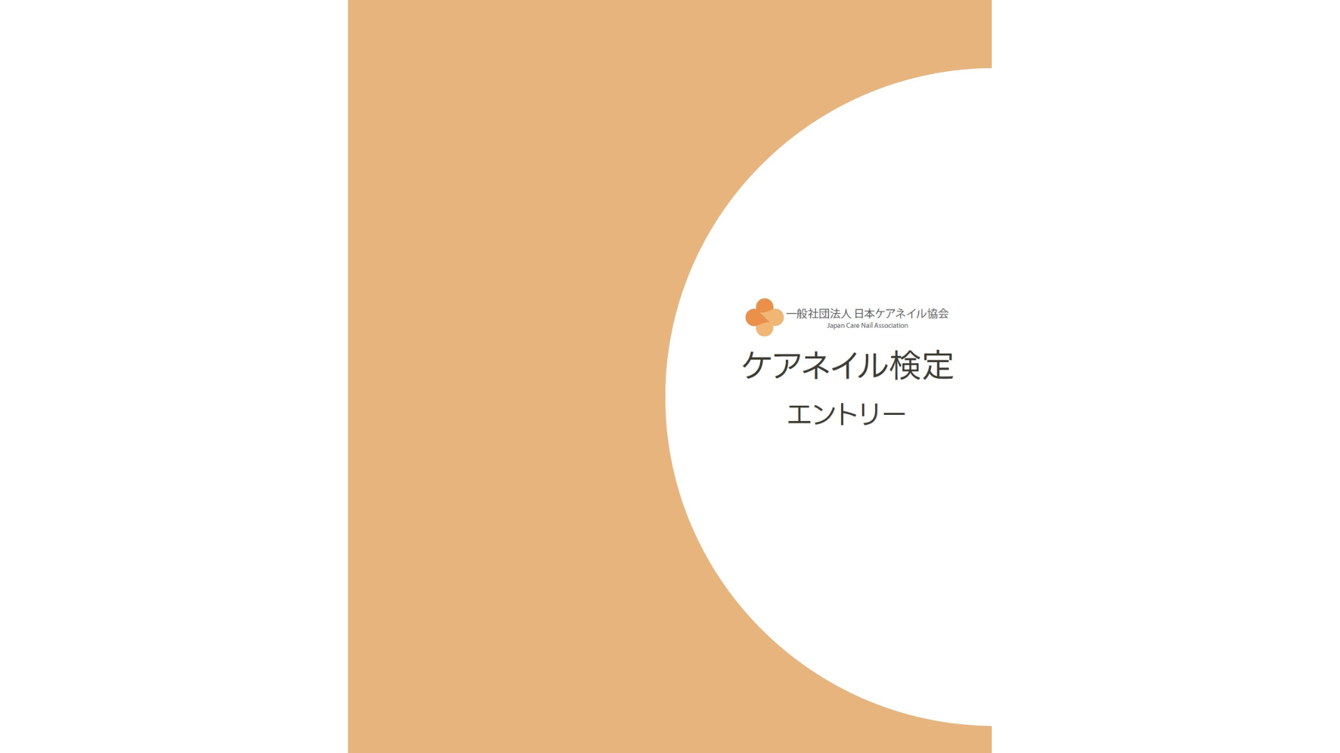ケアネイル検定エントリーテキスト